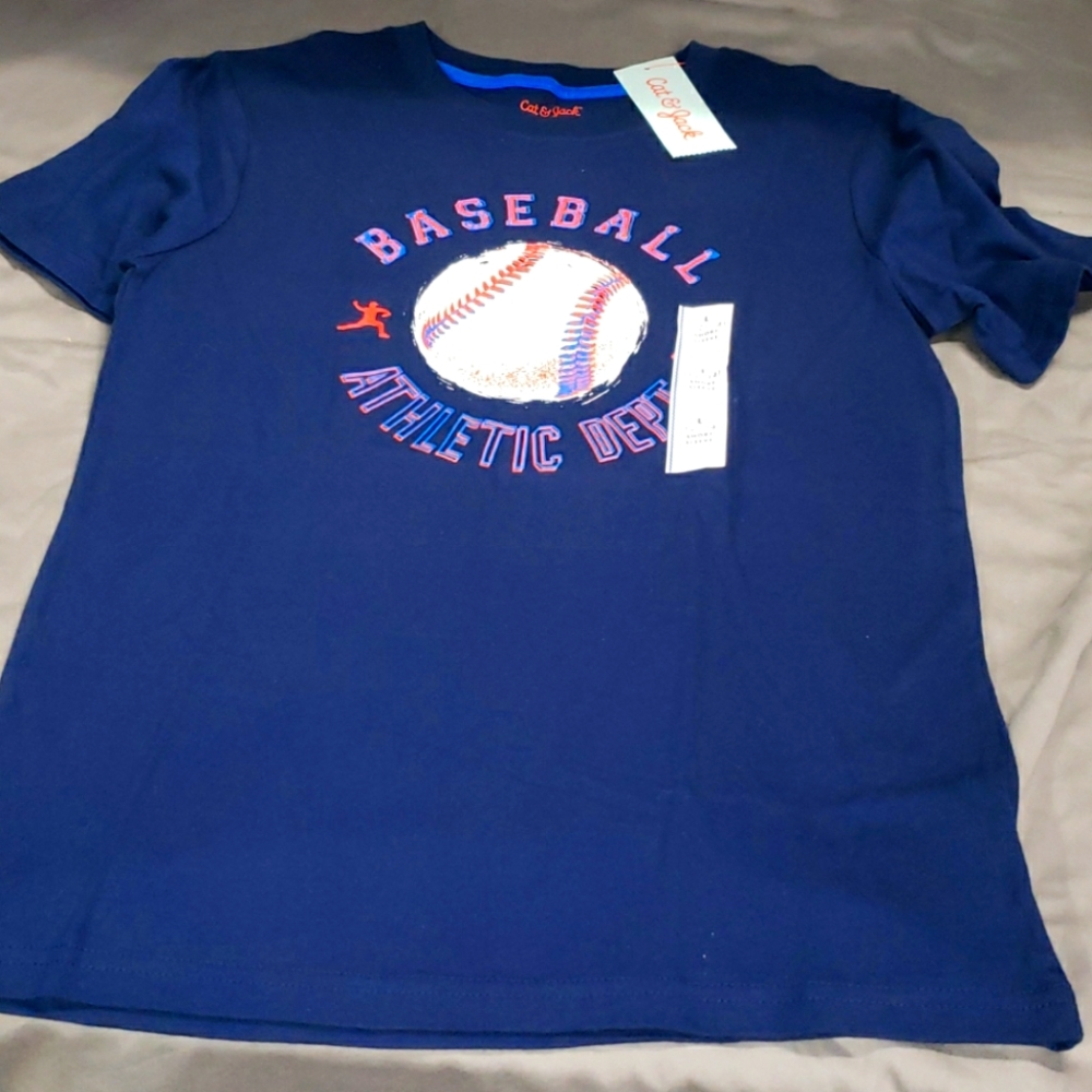 Cat & Jack boys Shirt. New with tags. Blue.
